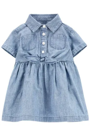 Chambray Shirt Dress
