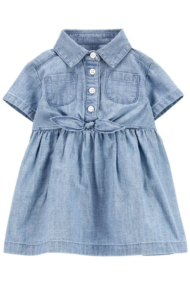 Chambray Shirt Dress