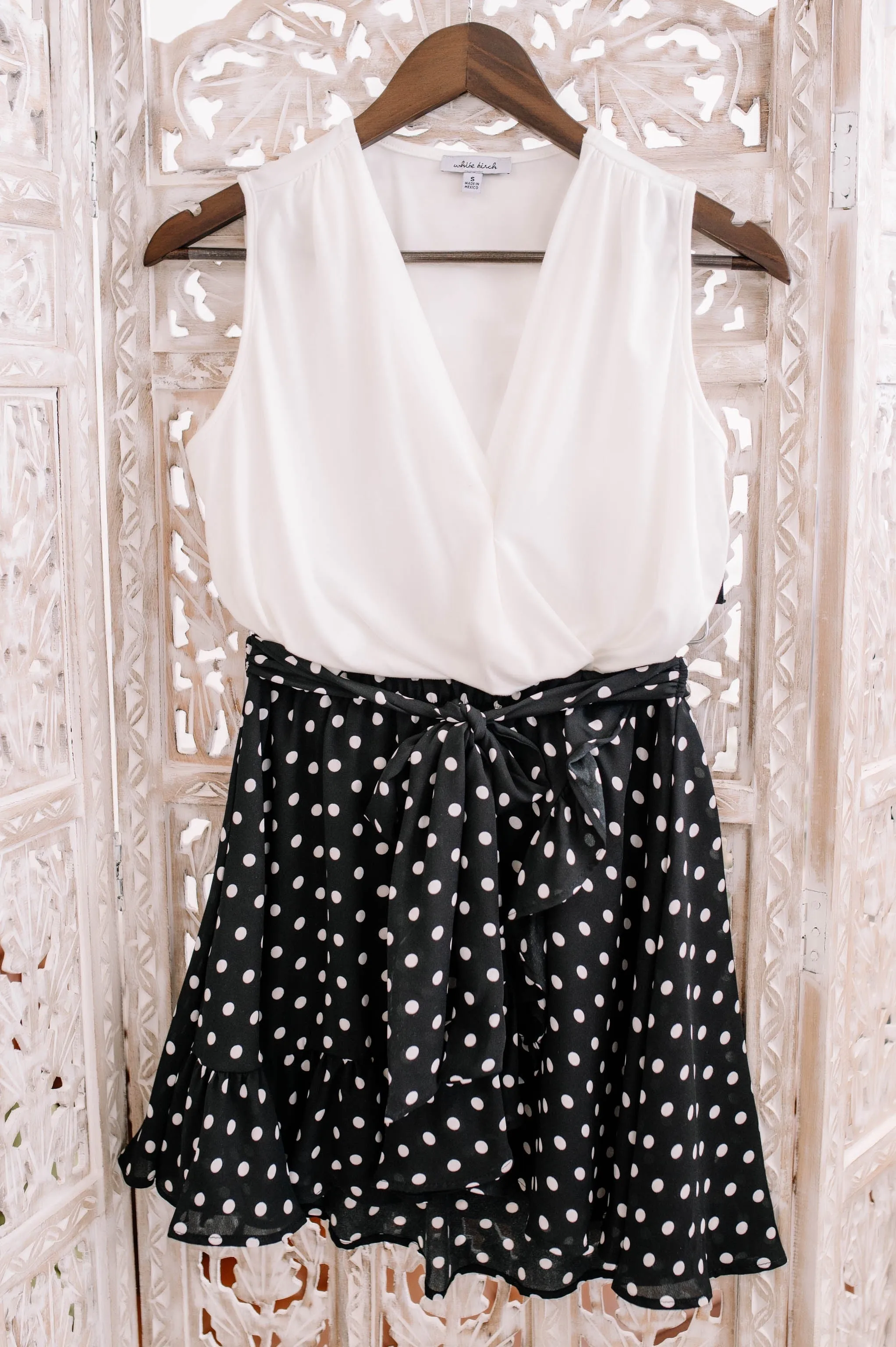 Chasing Skirts In Black Polkadots