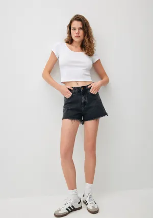 Cherry Smoke 90s Jean Shorts