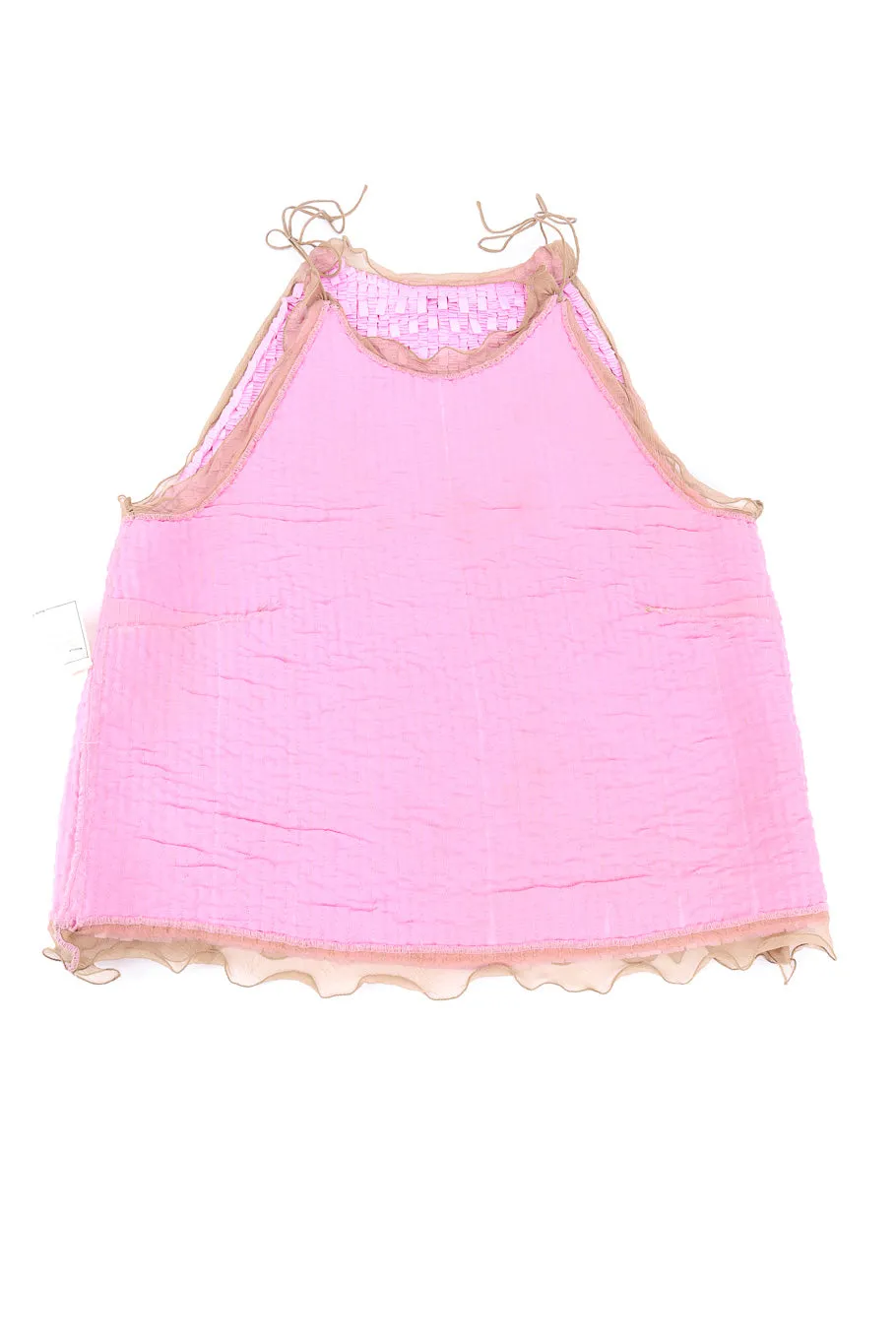 Chiffon Paillette Sequin Tank