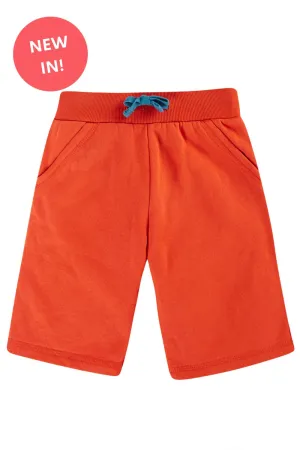 Children's Frugi Orangutan Orange Shorts - Kid's Clothing