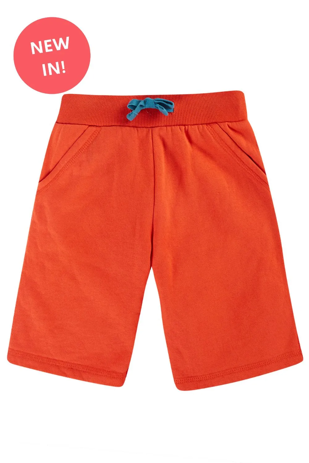Children's Frugi Orangutan Orange Shorts - Kid's Clothing