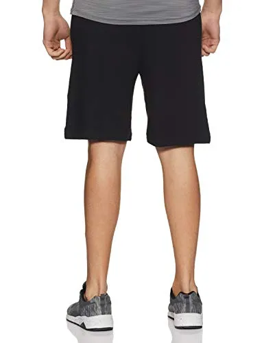 Chromozome Men's Track Pants (N-169 Running Shorts_Black_Medium)