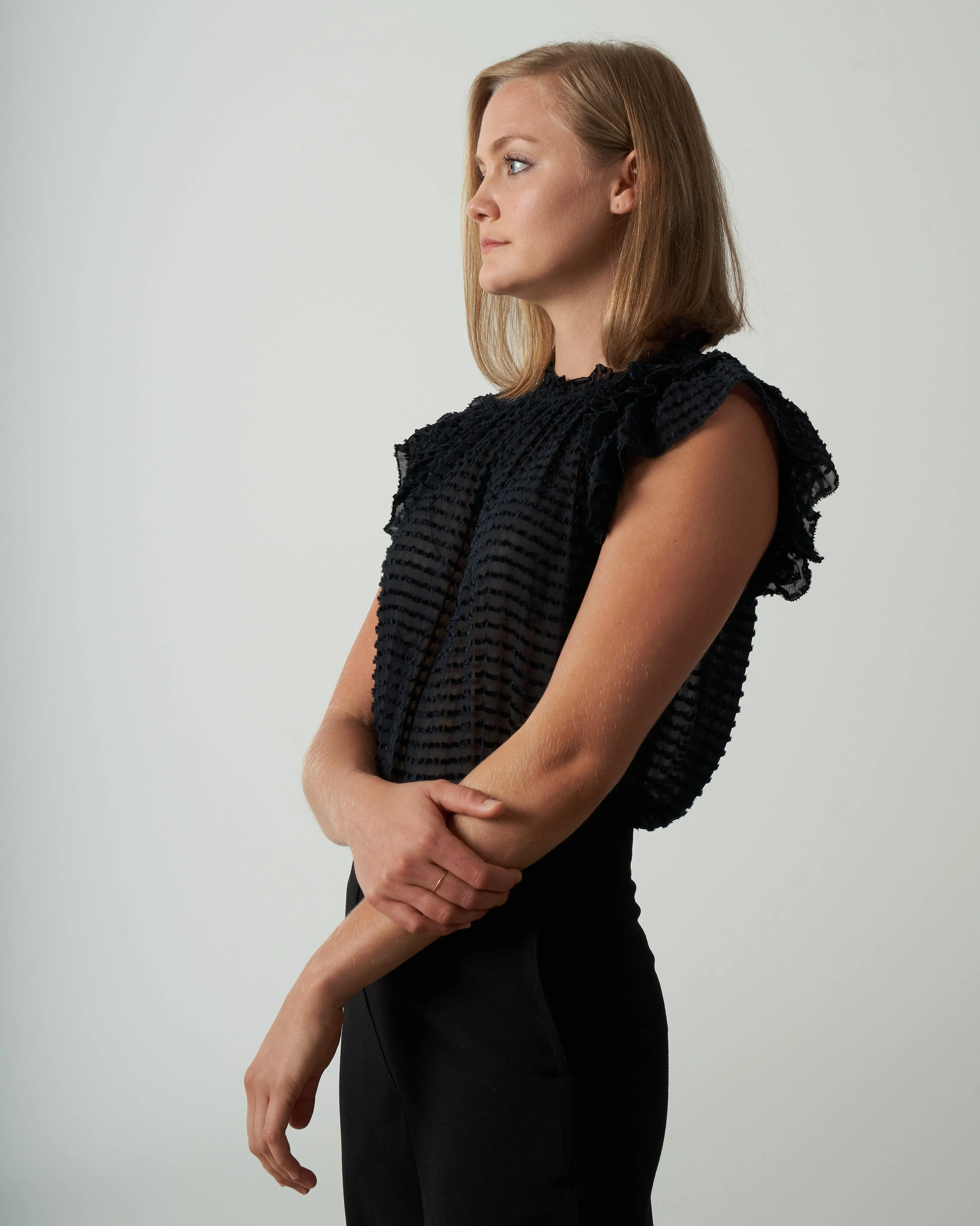 clara top - noir