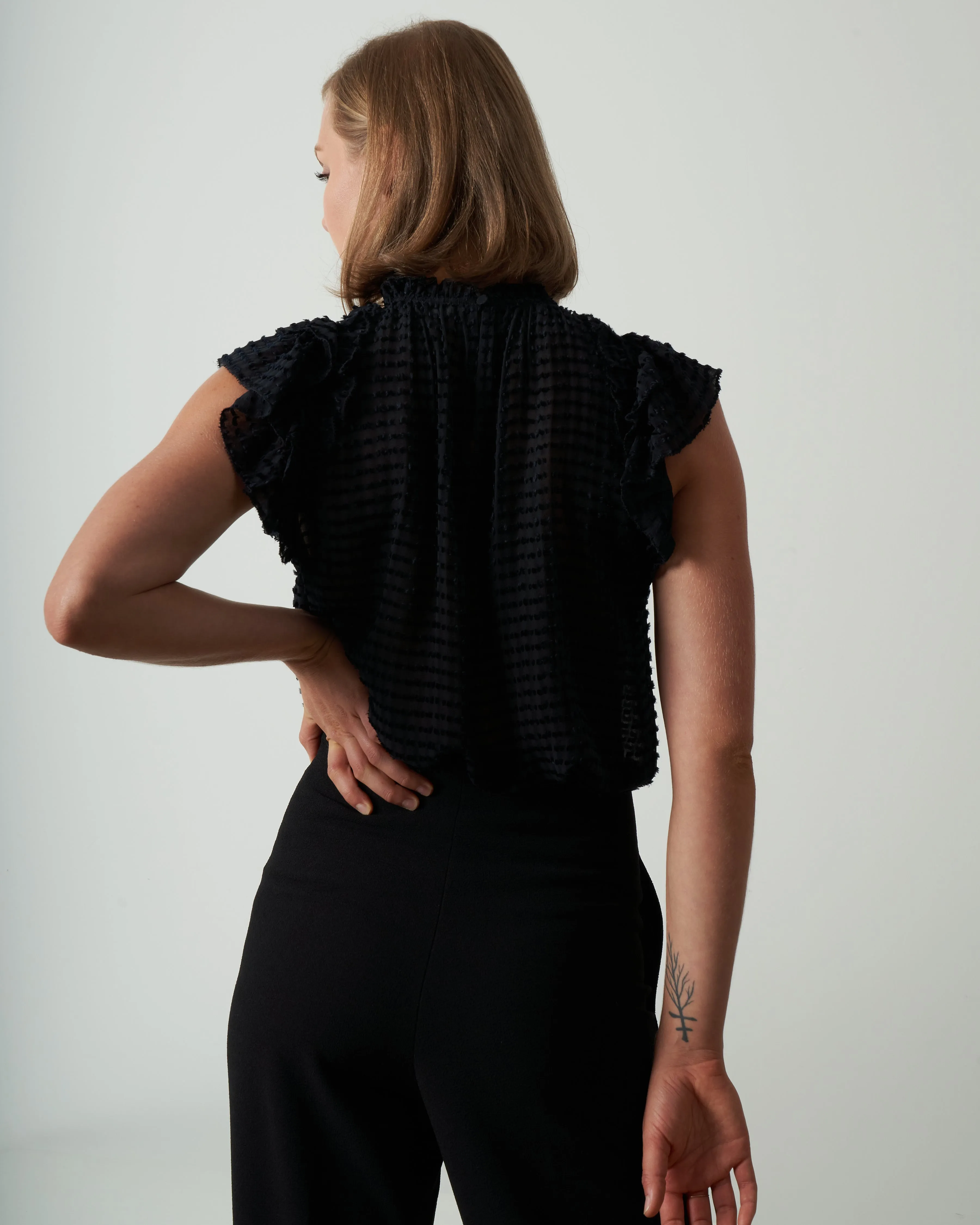clara top - noir