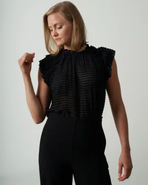 clara top - noir