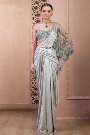 CONCEPT SAREE AND BODYSUIT