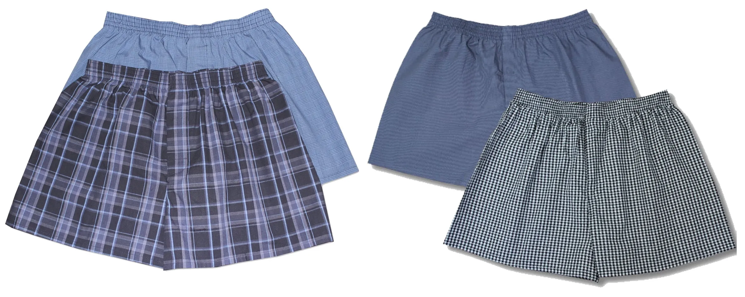 Contare Cotton 2 Pack Check Boxer Short