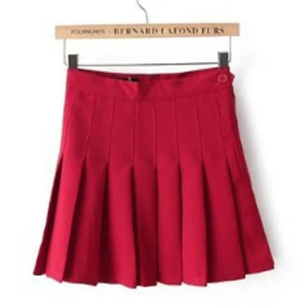 ContiNent 33 Women High Waist Pleated Skirt Summer Casual Kawaii A-line Plaid black tennis Japanese School Uniform Mini Skirts for Girls