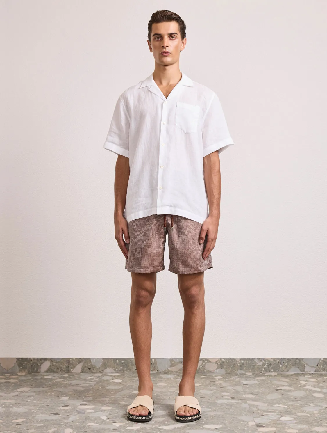 COPA CHECK SANTOS SWIM SHORTS
