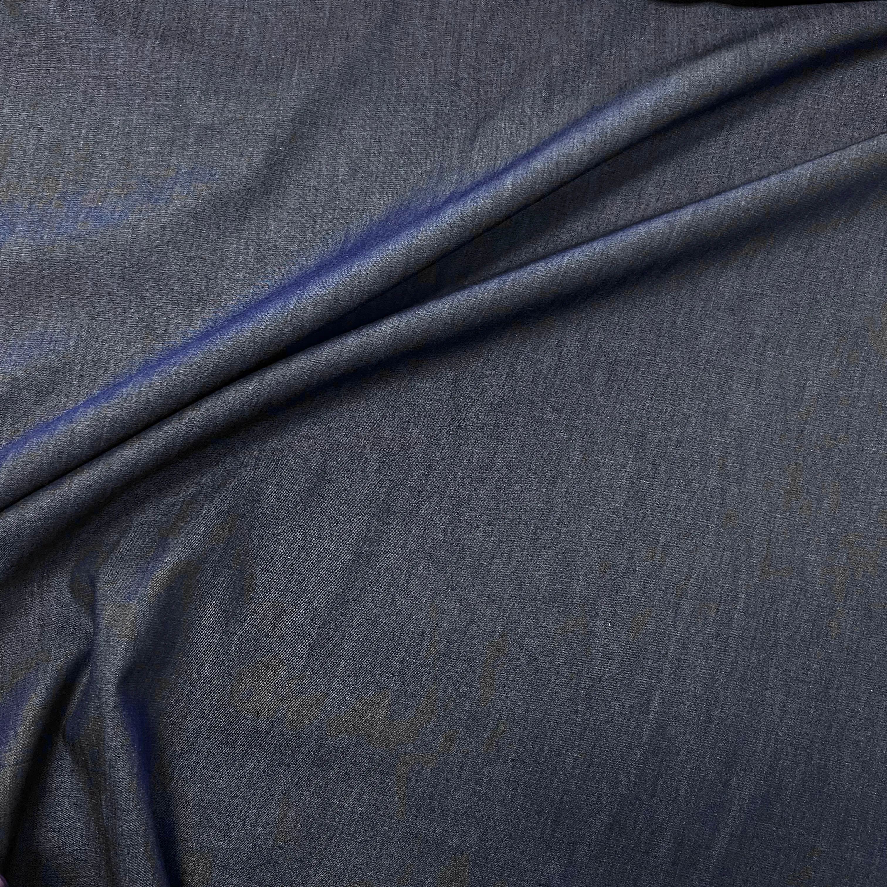Cotton Chambray - Denim Blue
