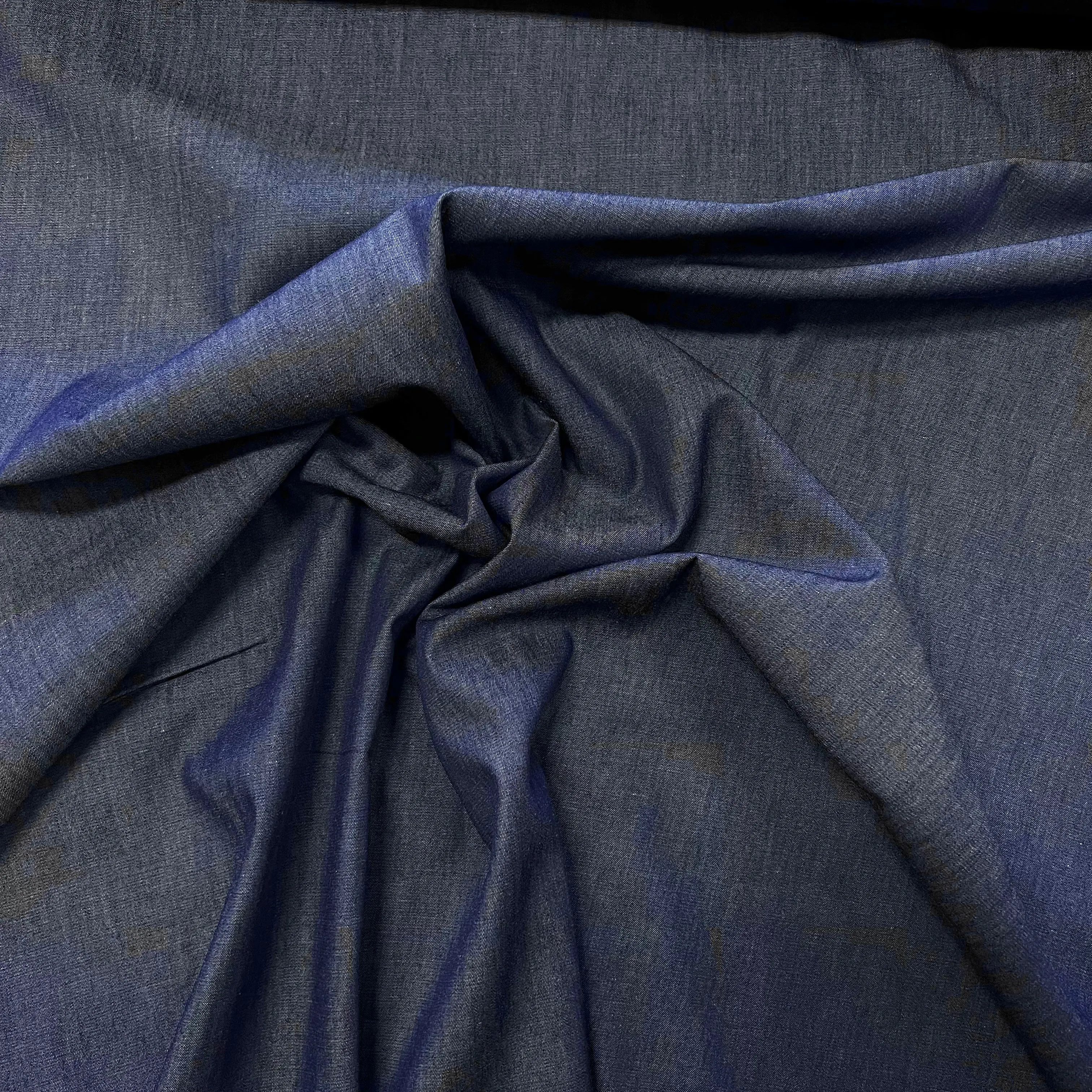Cotton Chambray - Denim Blue