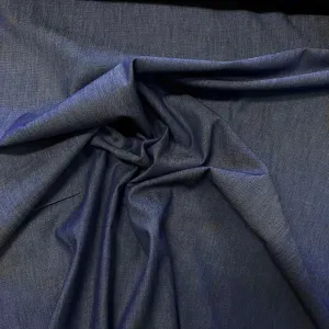 Cotton Chambray - Denim Blue