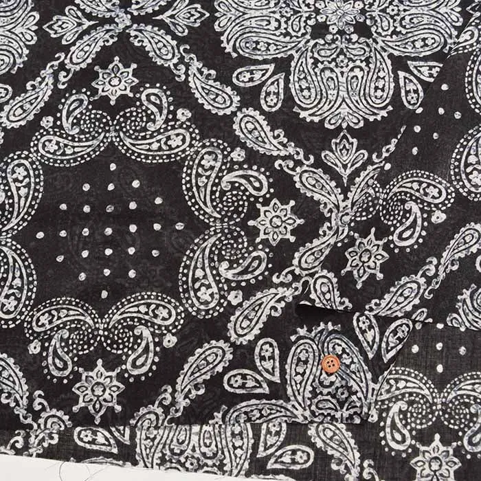 Cotton Print Fabric – Ethnic Paisley Pattern