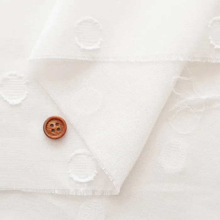 Cotton Snow Dot Fabric