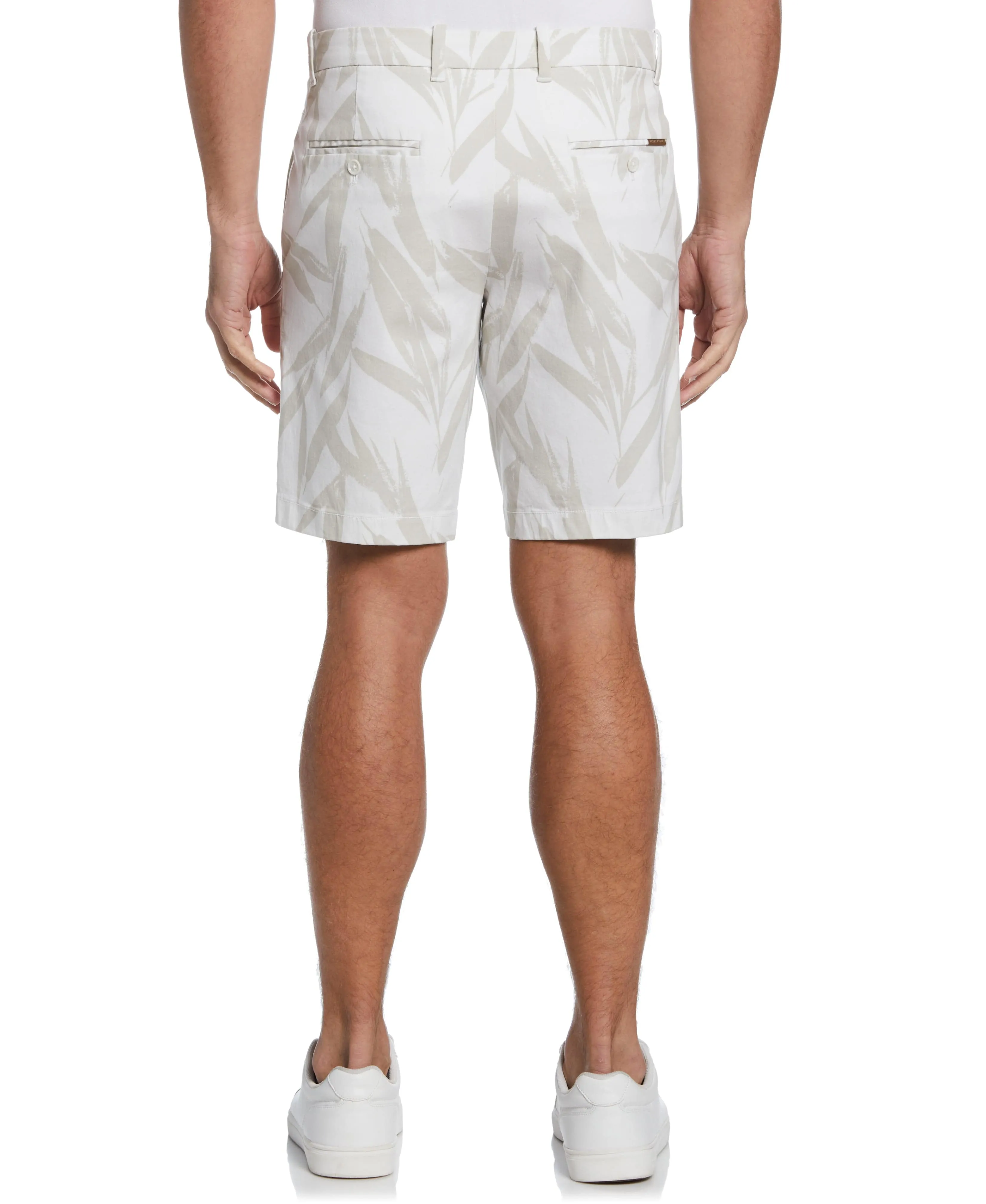 Cotton Twill Printed Shorts