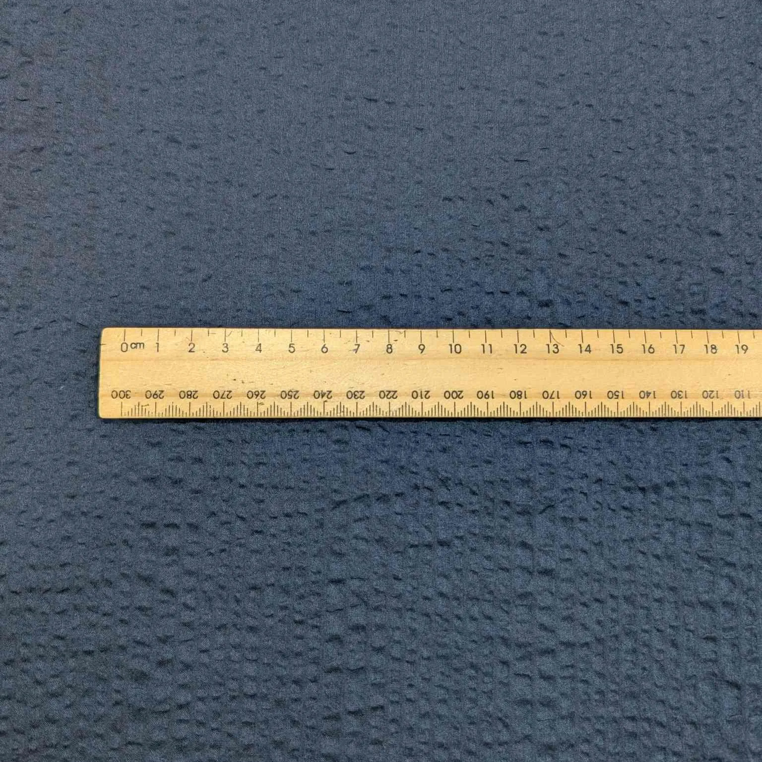 Cotton Voile, Seersucker Self Stripe, Navy