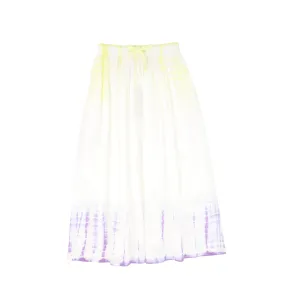 Crinkle lilac tie dye maxi skirt by Valentina