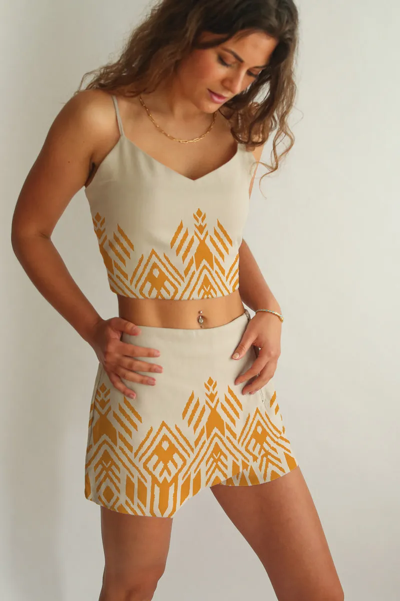 Crop Top and Shorts Set
