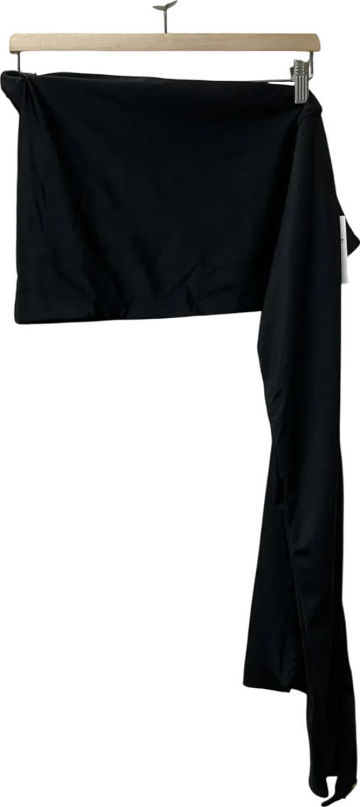 cultira Black Draped Swim Skirt UK S