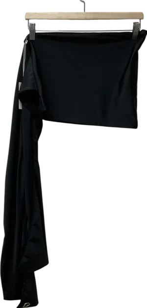 cultira Black Draped Swim Skirt UK S