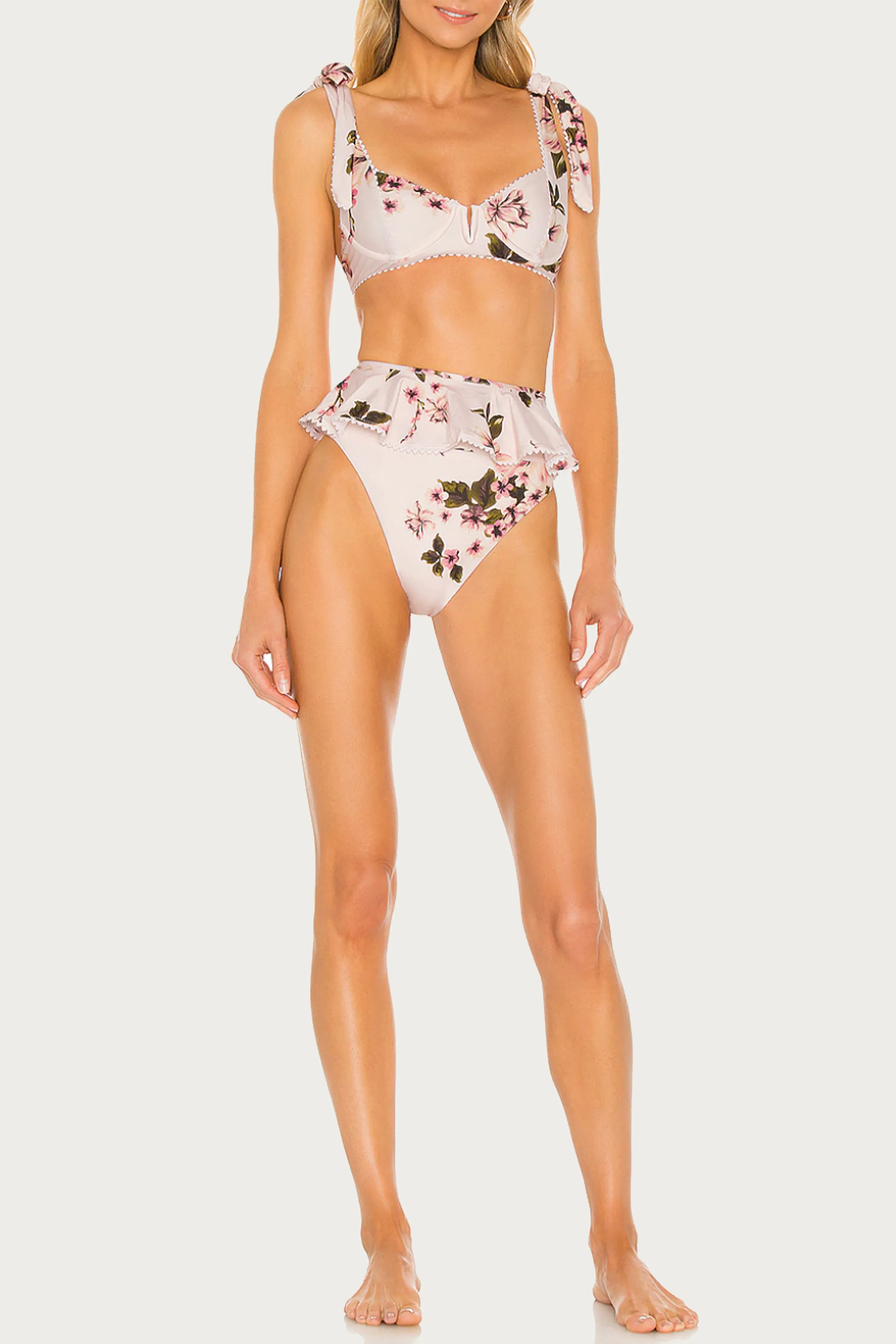 DAISY RUFFLED BIKINI BOTTOMS