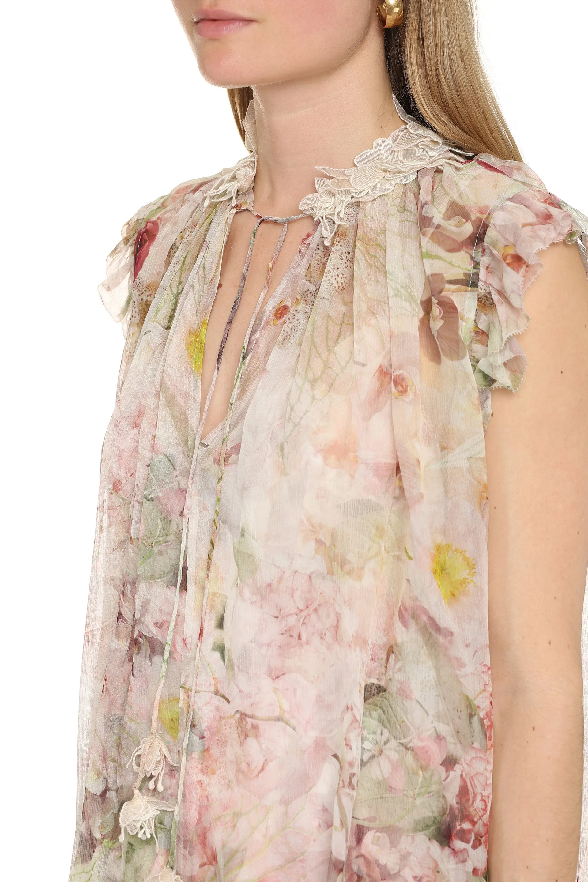 Dancer printed georgette blouse