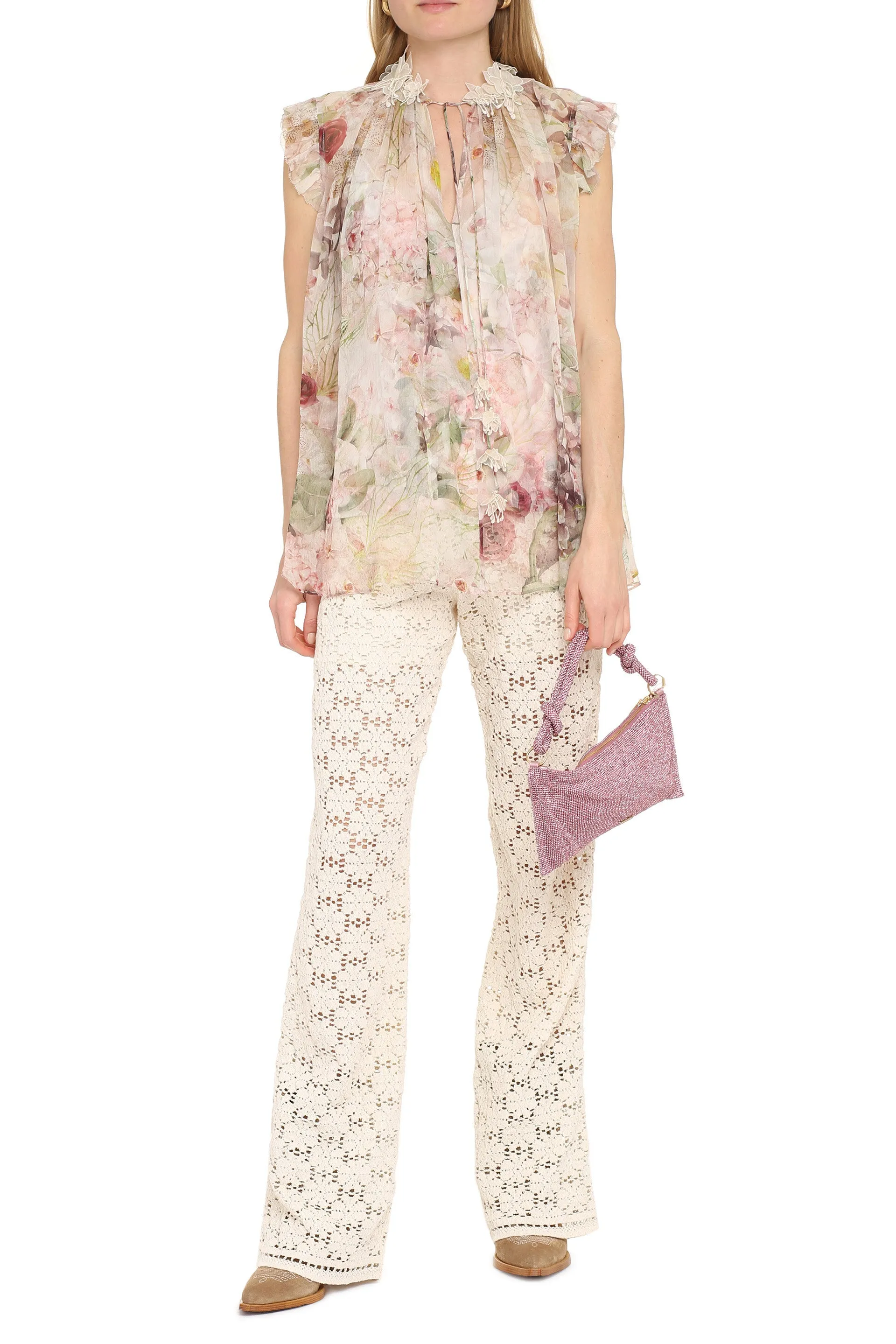 Dancer printed georgette blouse