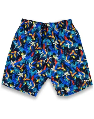 Dead Fish Hook Macaw Swim Trunks