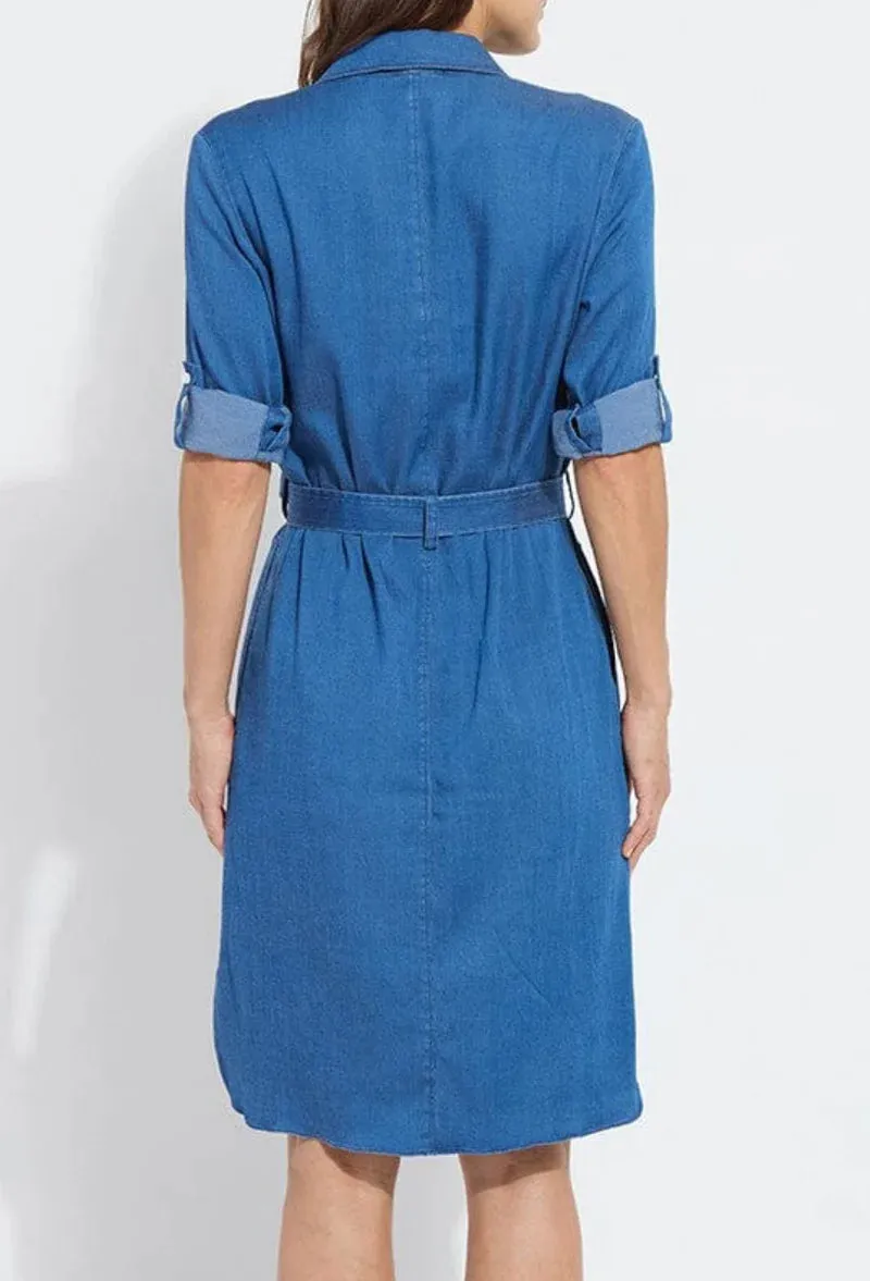 Delphine Chambray Dress