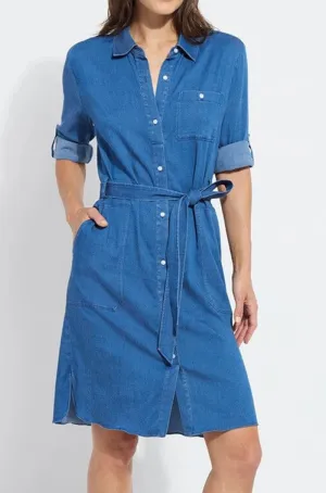 Delphine Chambray Dress