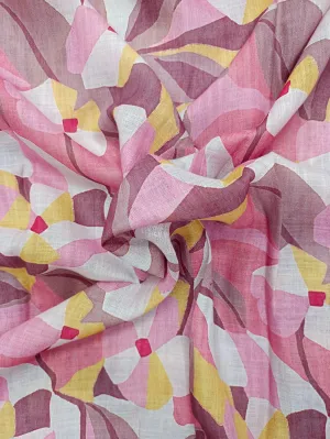 Digital Printed Linen Jute Soft Cotton Fabric