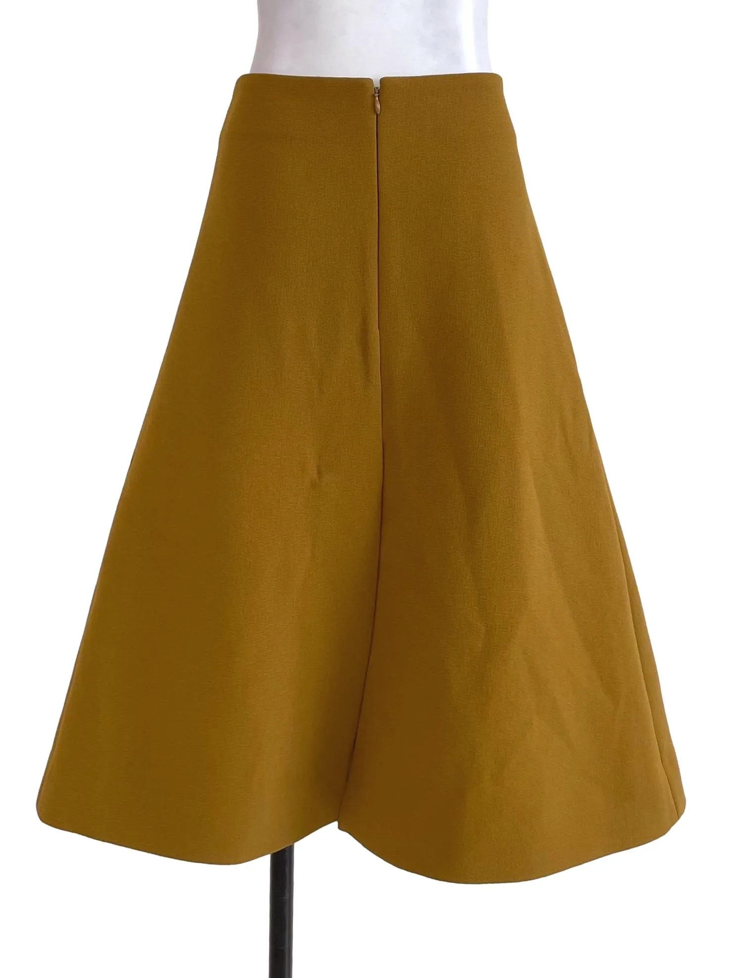 Dijon Yellow A-Line Skirt