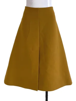 Dijon Yellow A-Line Skirt