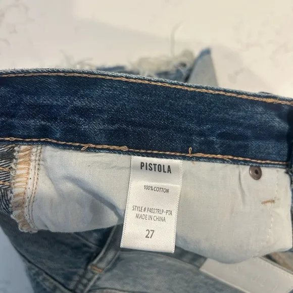 Distressed Denim Shorts