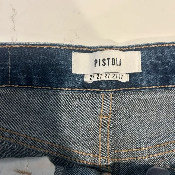 Distressed Denim Shorts