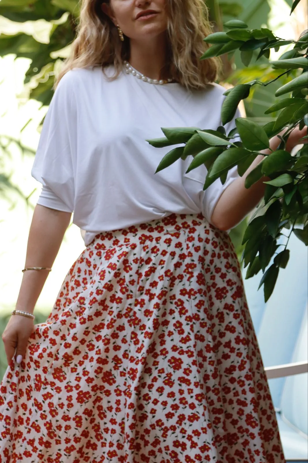 Ditsy Maxi Skirt