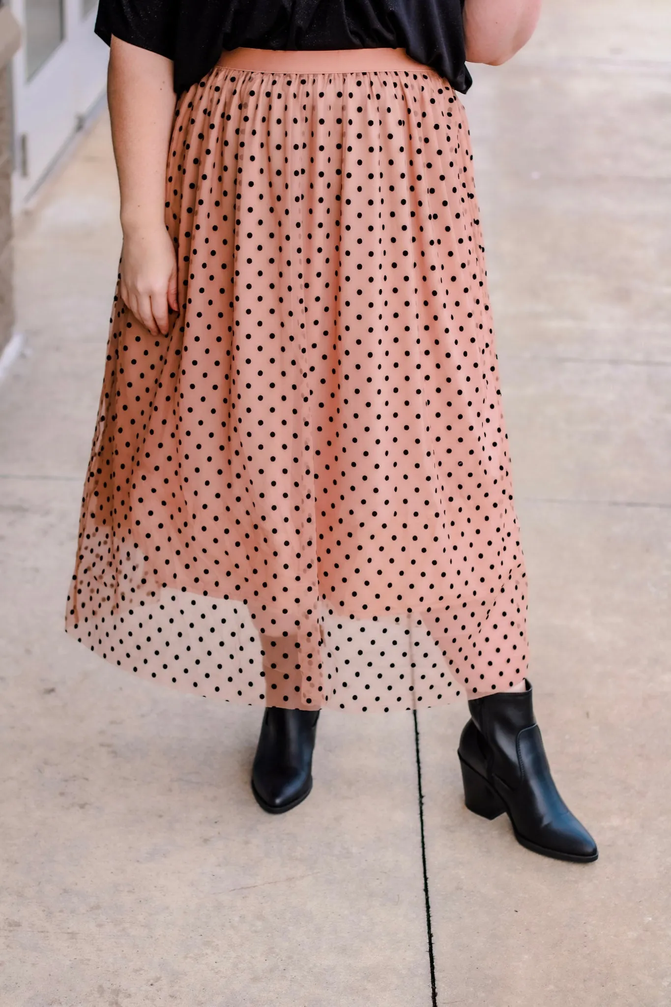 Diva Girl Maxi Skirt in Cappuccino Mix