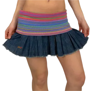 DKNY Pleated Mini Skirt (M)