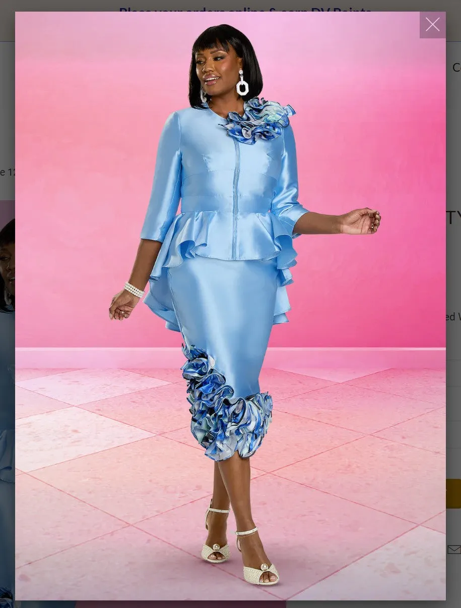 Donna Vinci Style 12164 2PC Jacket/Skirt Suit