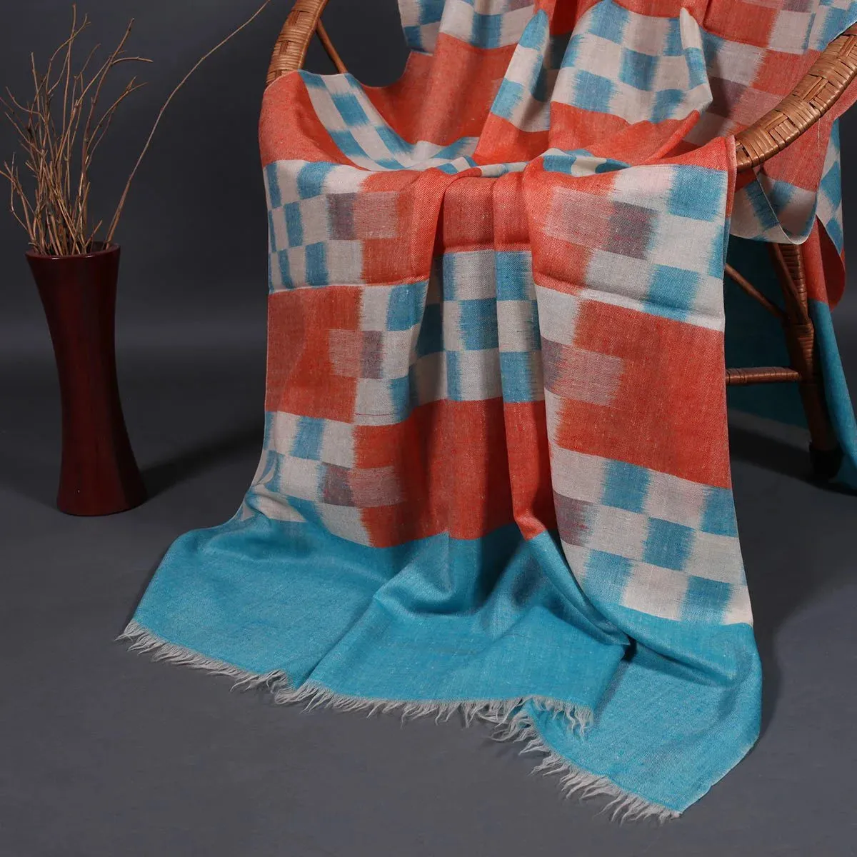 Double Dye Handwoven Pashmina Shawl