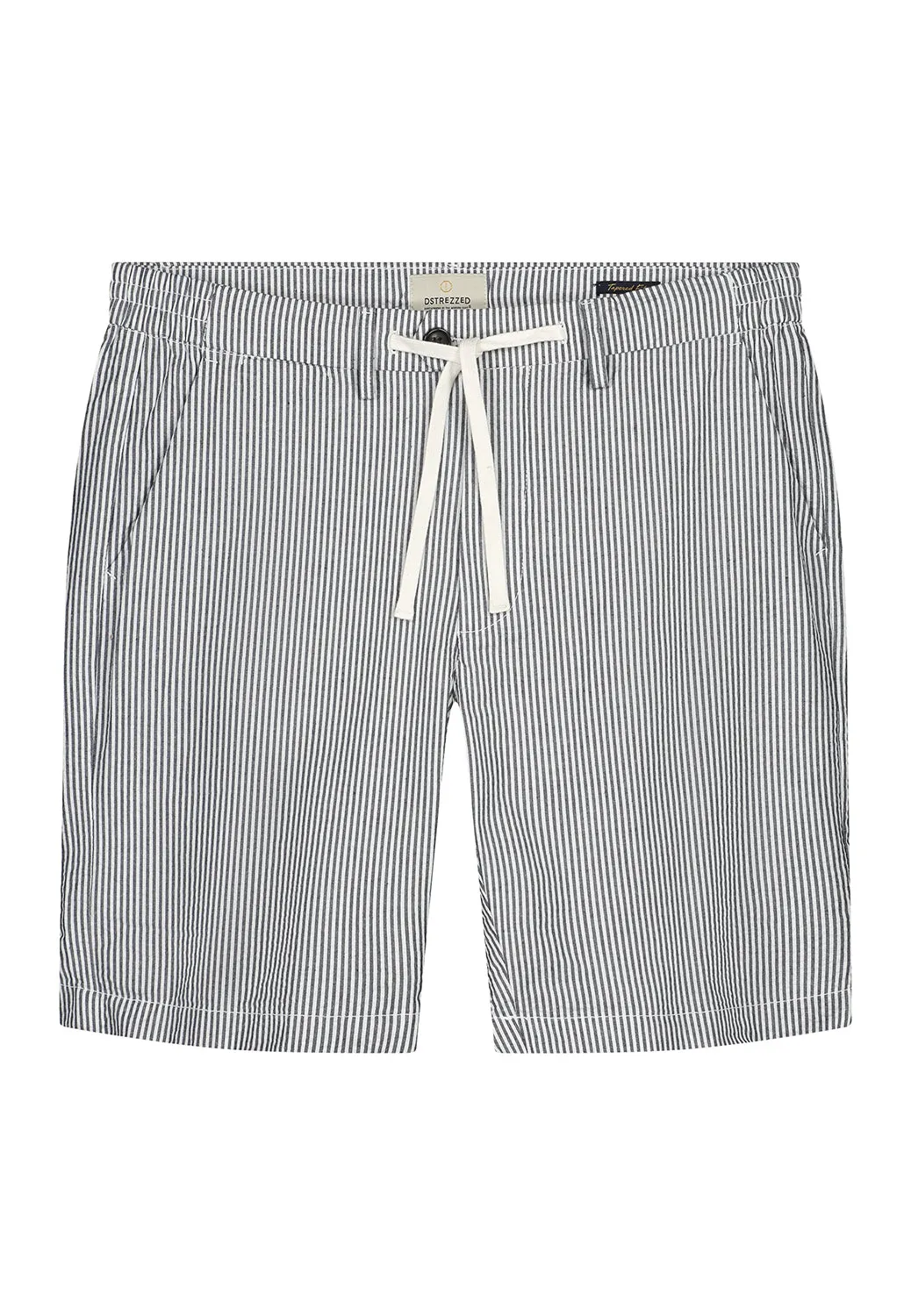 DSTREZZED LANCASTER SEERSUCKER STRIPE JOGGER SHORTS 515430