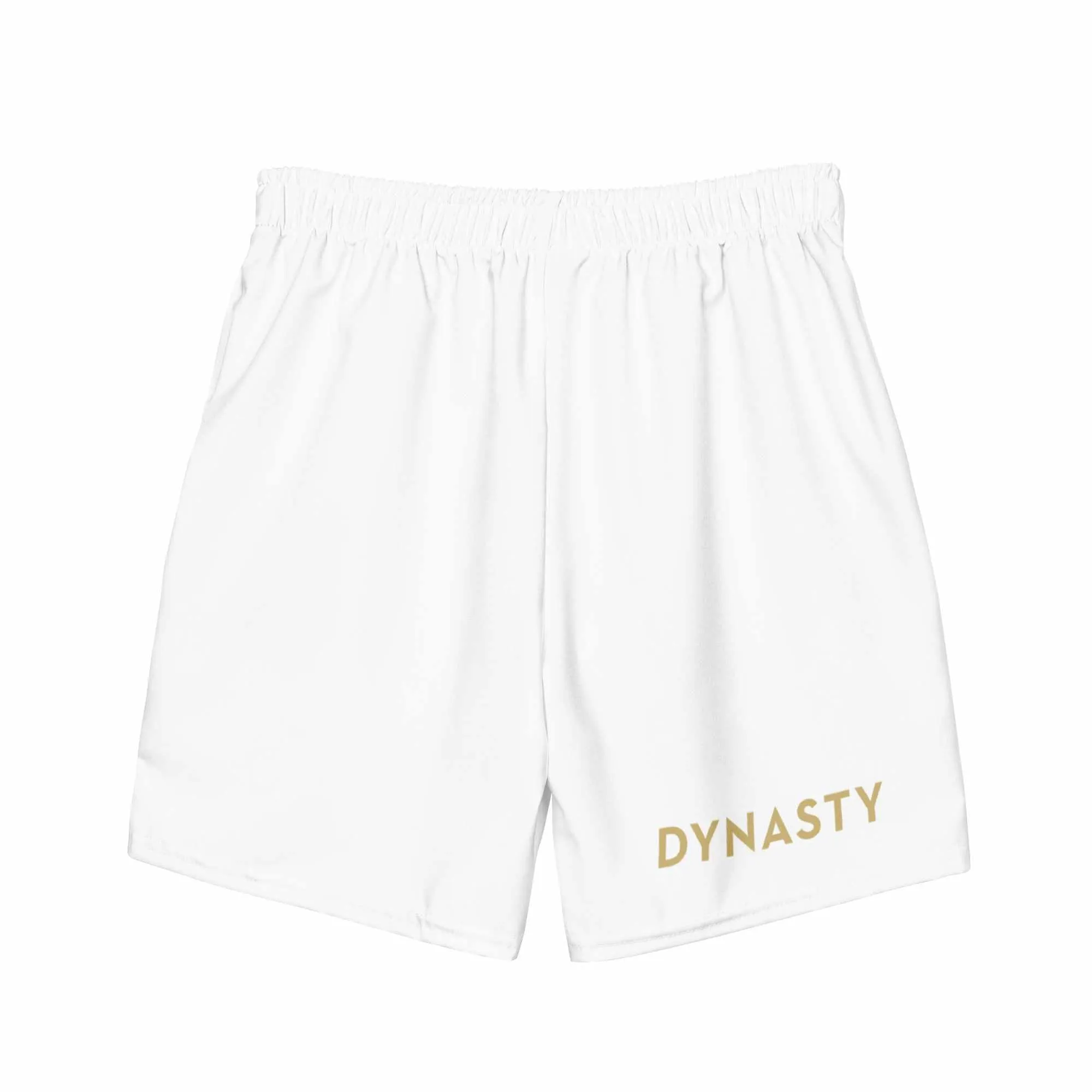 Dynasty Hybrid Emblem Board Shorts (White / Gold)