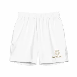 Dynasty Hybrid Emblem Board Shorts (White / Gold)