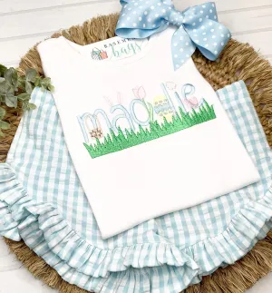 Easter Name Shorts Set