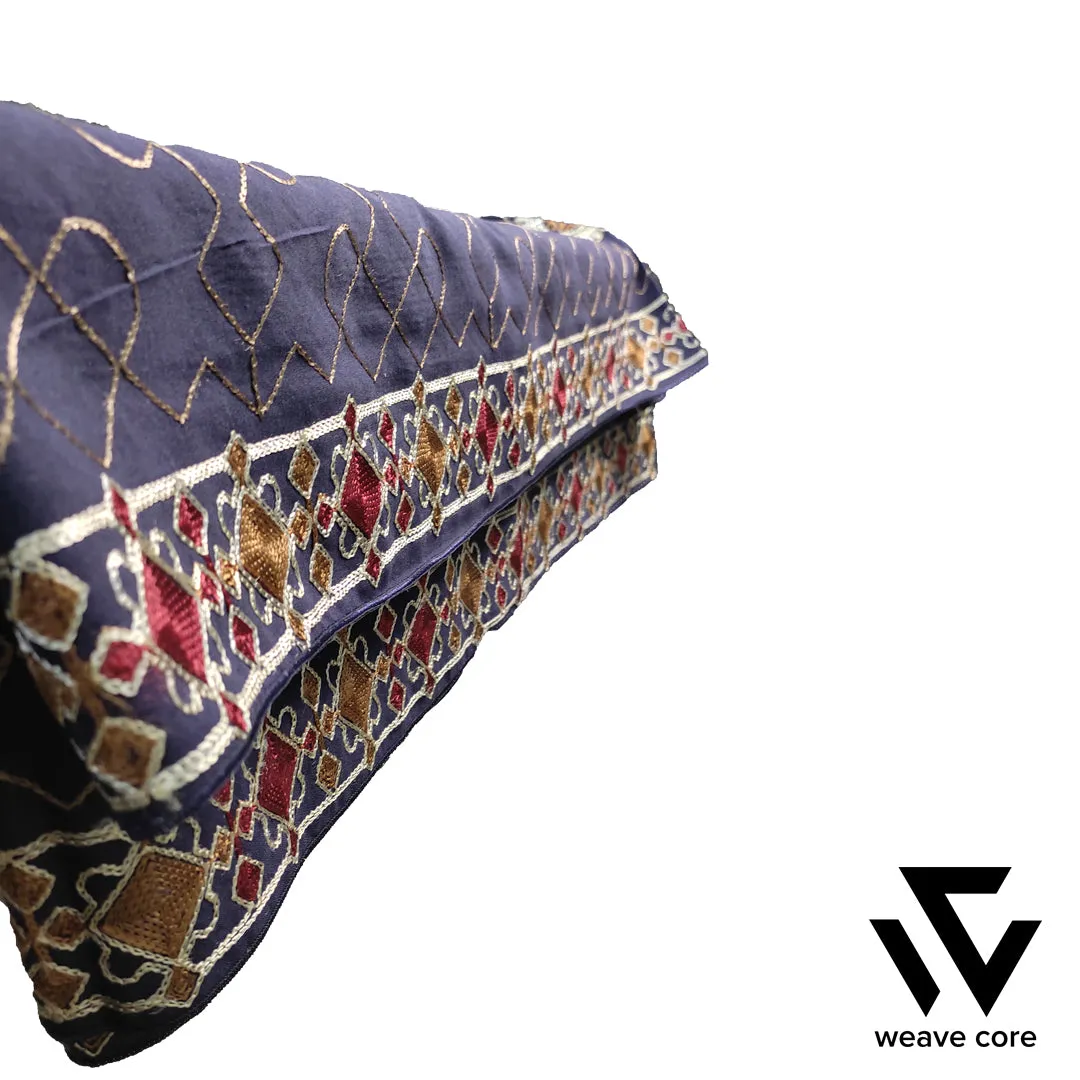 Elegant Embroidered Chaddar - Blue