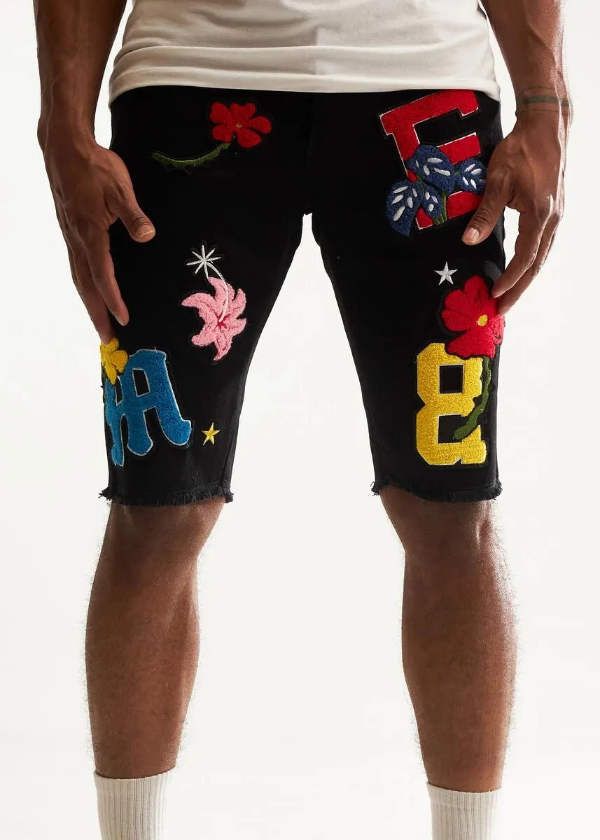 Embellish Nille Black Shorts