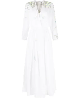 Embroidered Maxi Dress