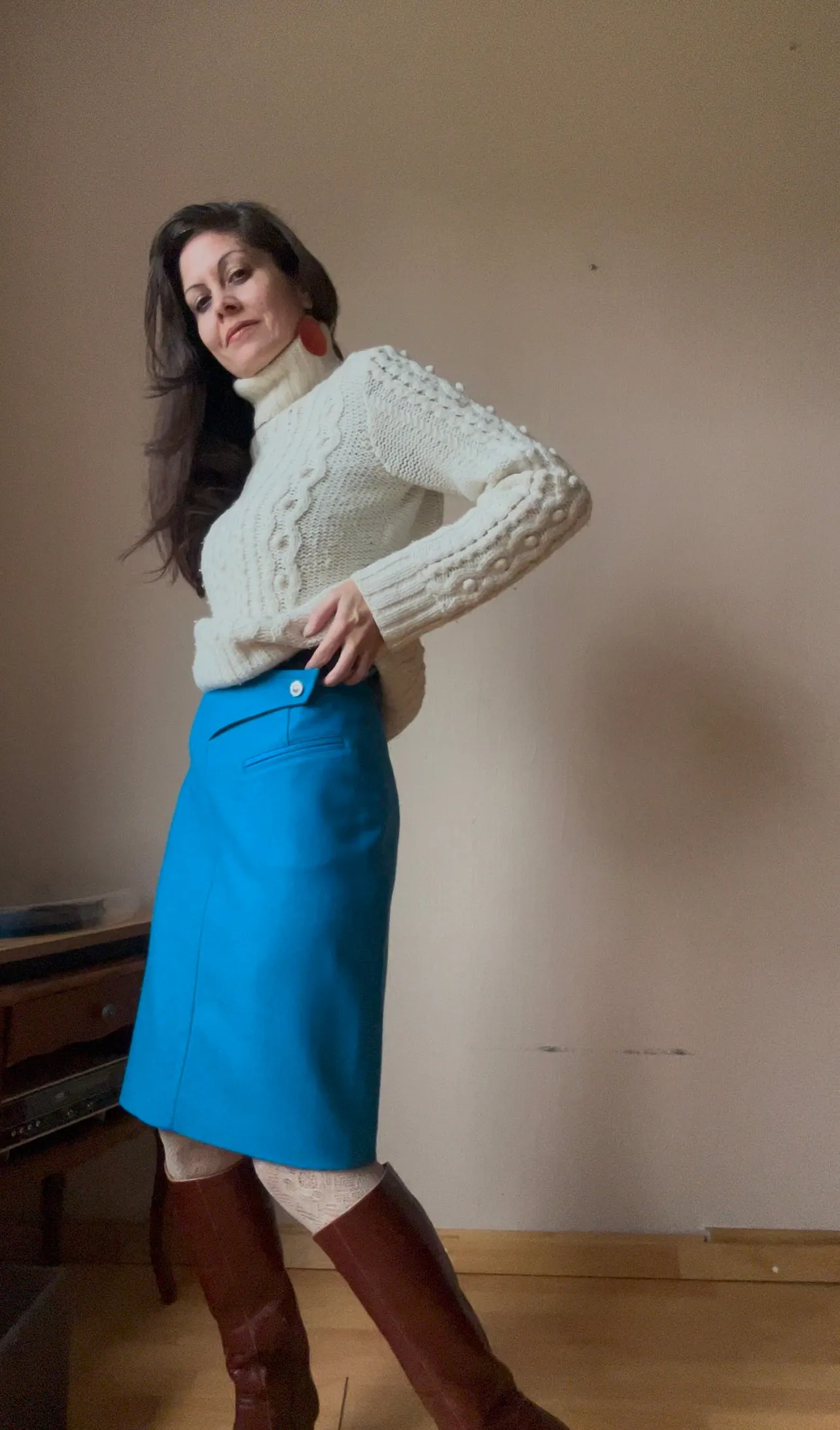 Escada wool skirt